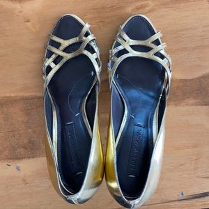 Gold BCBG MAXAZRIA HEELS